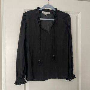 Chelsea & Theodore Black Blouse